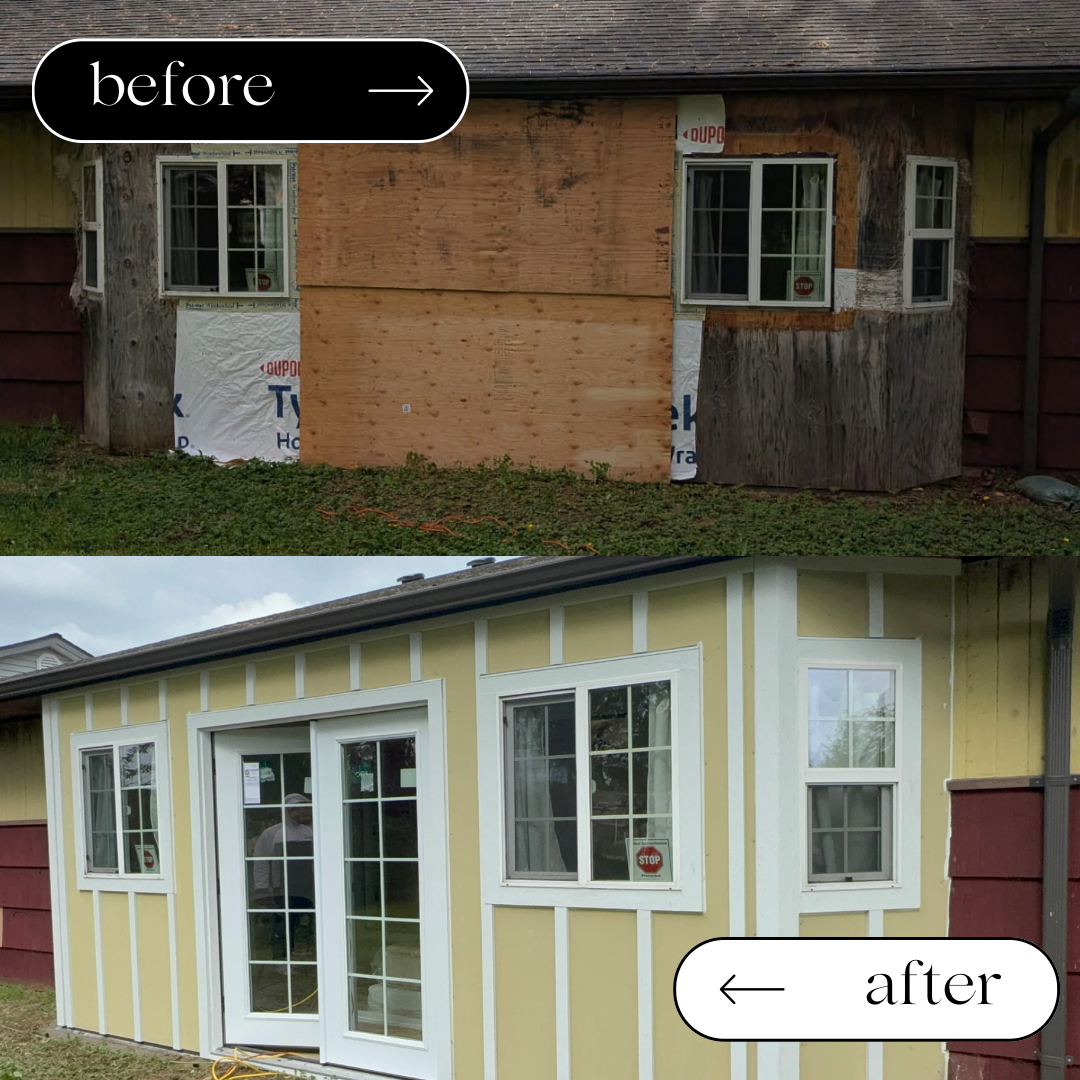 Siding work example 14