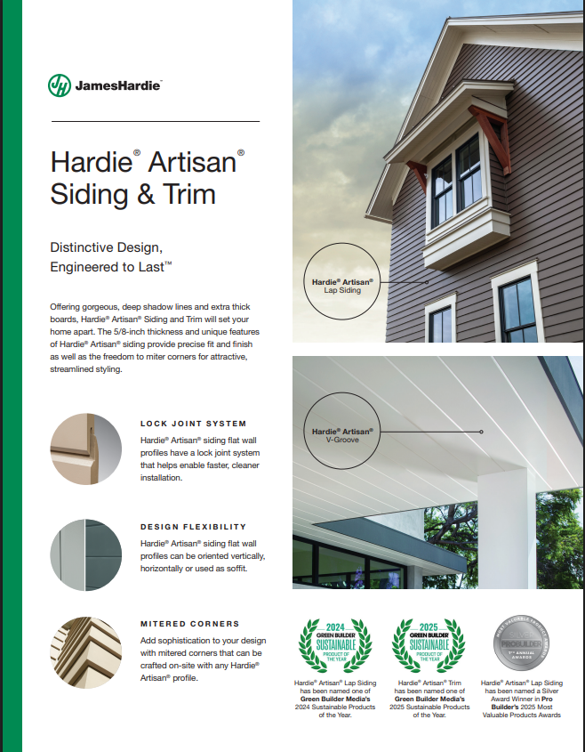 Hardie Artisan Siding